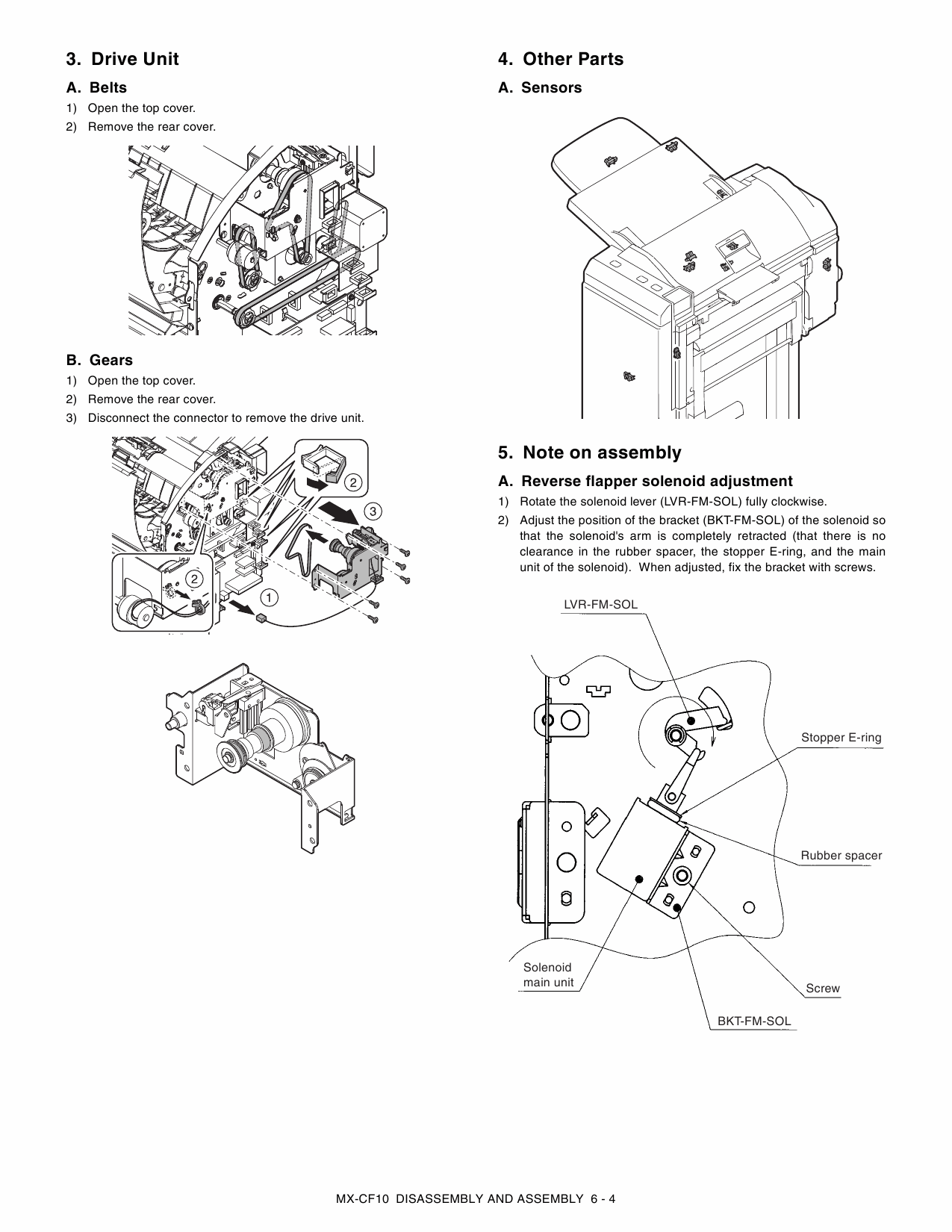 SHARP MX CF10 Service Manual-4